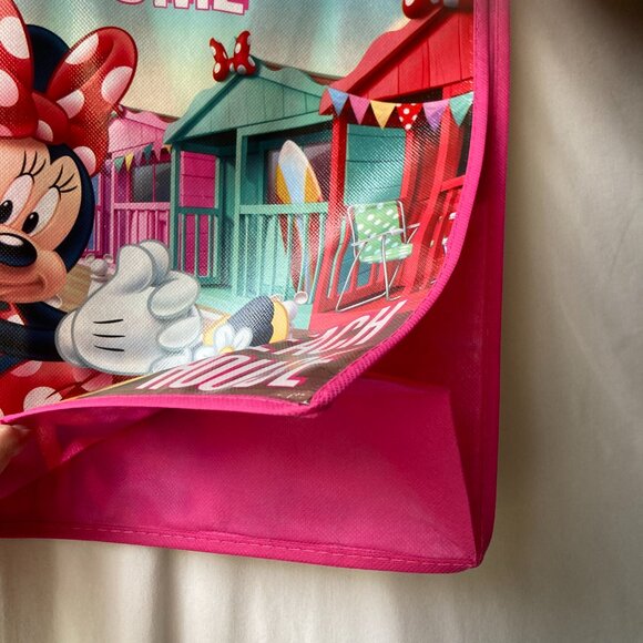 Disney Minnie Mouse Welcome to the Beach House Shopper Tote Bag Grocery Shopping - Picture 3 of 8